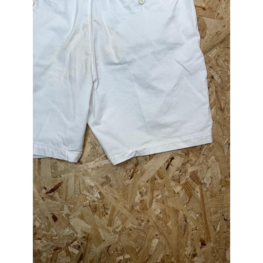 Denim & Flower Ricky Singh Mens Shorts Size 36 White Chino Flat Front Casual - Picture 11 of 14